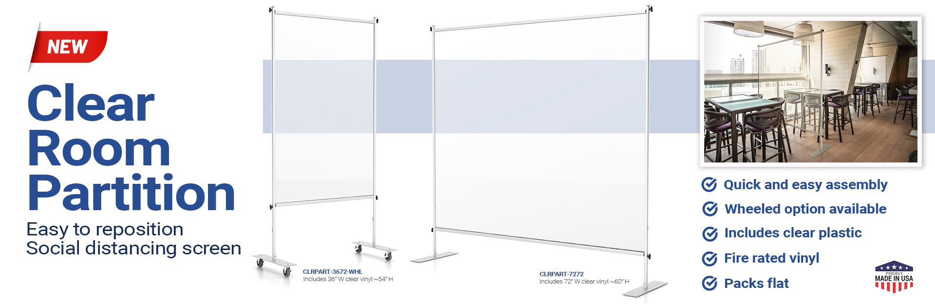 Clear Room Partitions